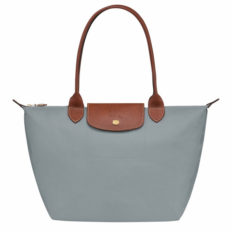 Grey Longchamp Le Pliage Original M Women's Shoulder Bags